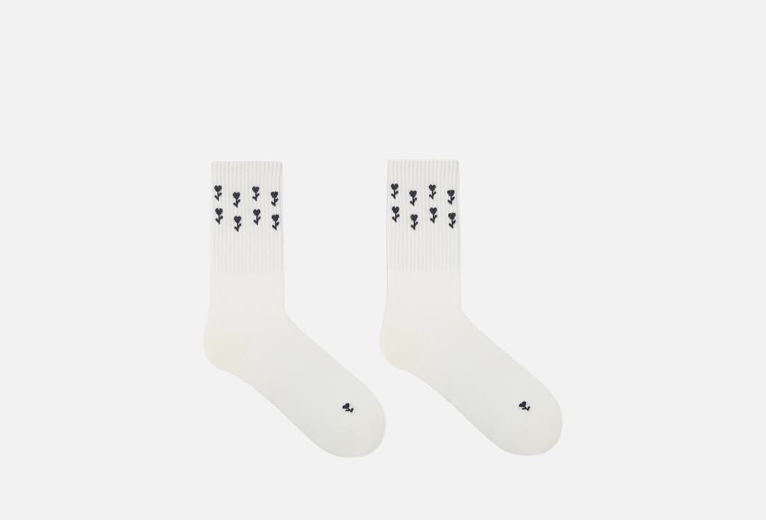 Изображение товара Женские высокие носки с цветочным рисунком Mark Formelle