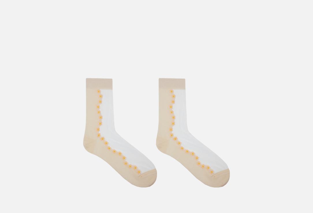 

Носки высокие MARK FORMELLE, Принт, Нюдовые 36-38 мл