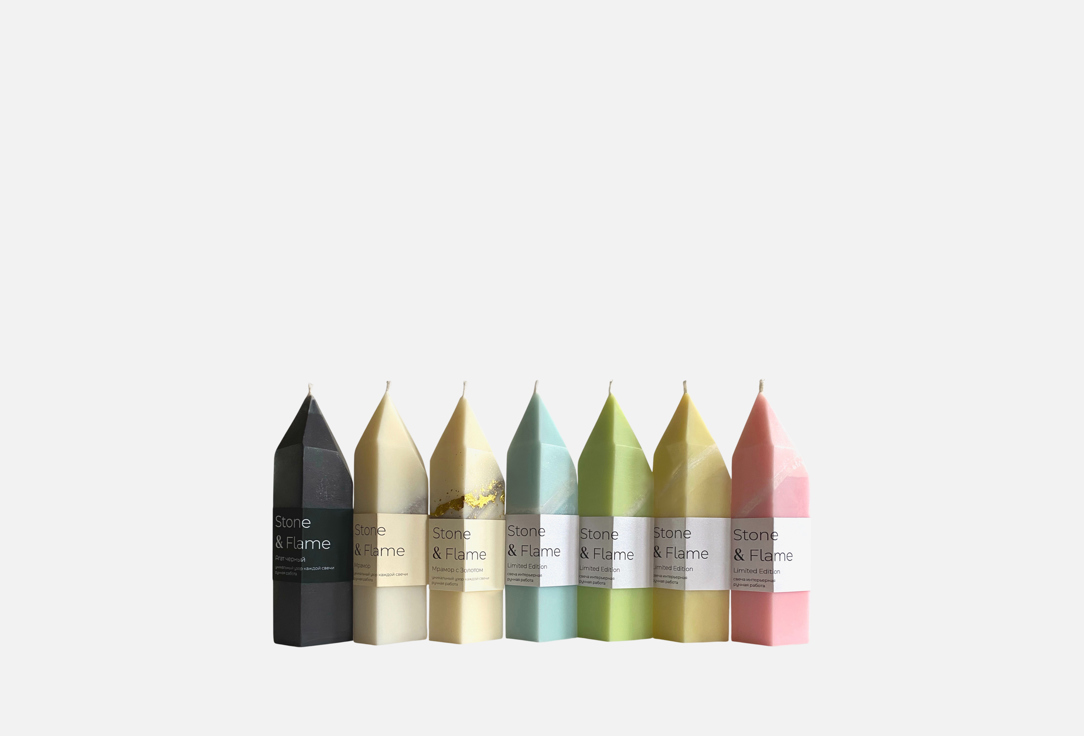 Изображение товара Набор свечей Ampersand Workshop симфония камней №2