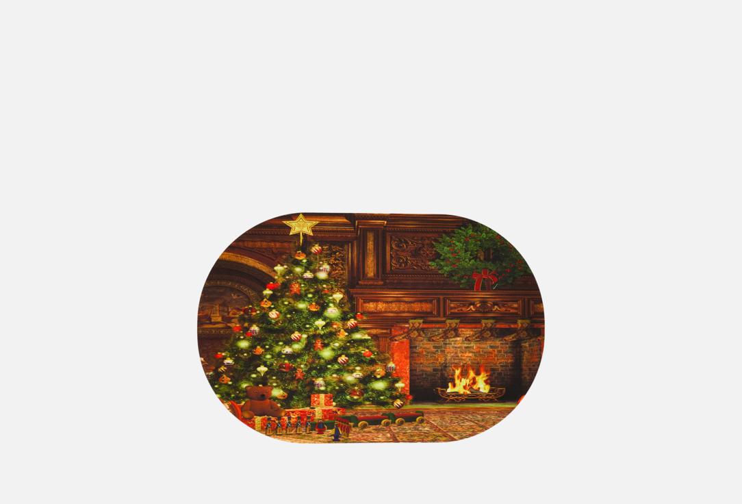 Изображение товара Коврик для ванной JoyArty Праздник у камина 58x38 см супер комфортный и безопасный