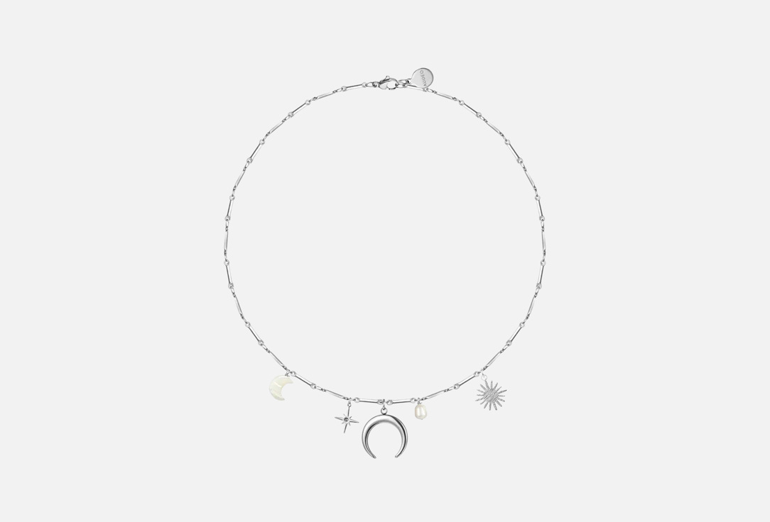 Изображение товара Колье AUDEO со звёздочками и луной из натуральных материалов для женщин