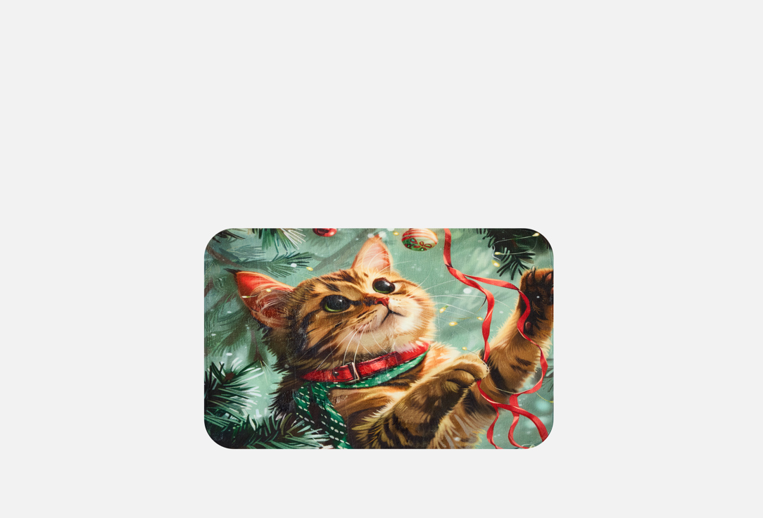 Изображение товара Коврик для ванной JoyArty Играющий котик 52x77 см мягкий и антискользящий