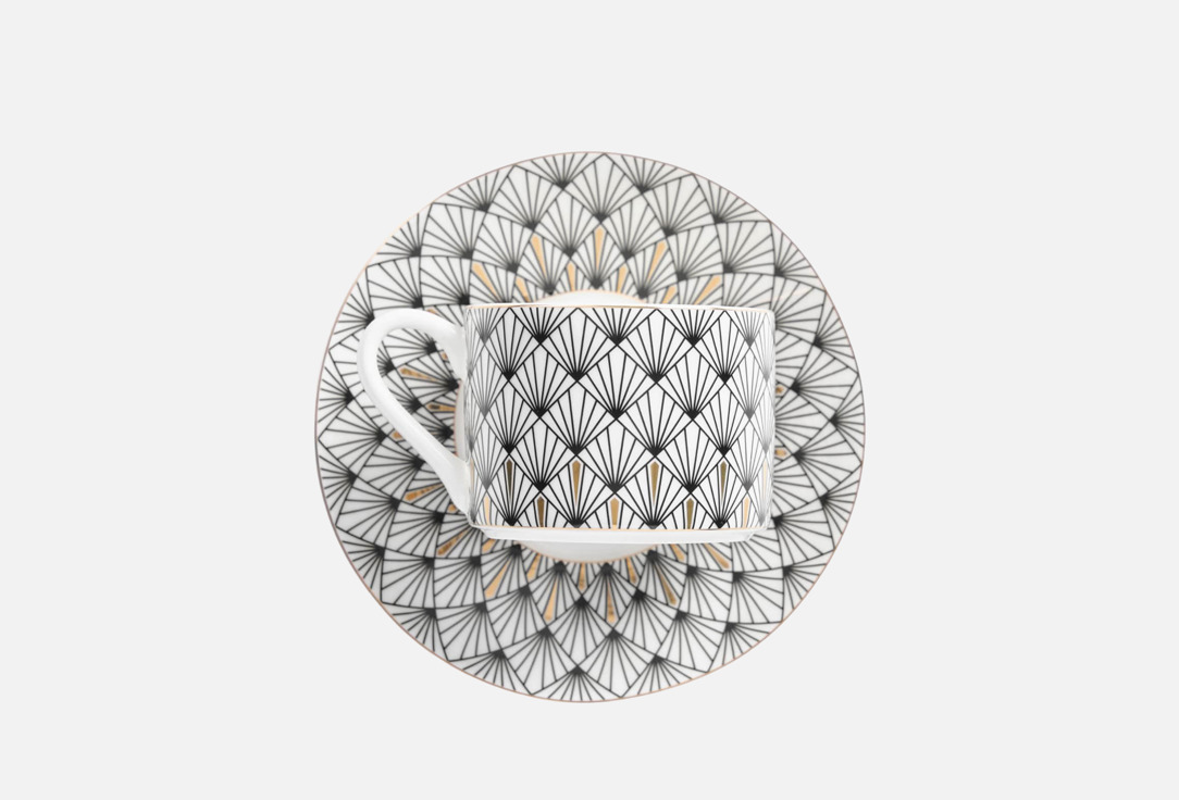 Изображение товара Чайная пара DOMIQUE young monarch, чёрная