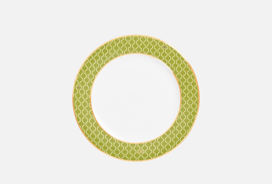 Изображение товара Обеденная тарелка DOMIQUE TO BEE OR NOT из костяного фарфора 27 см