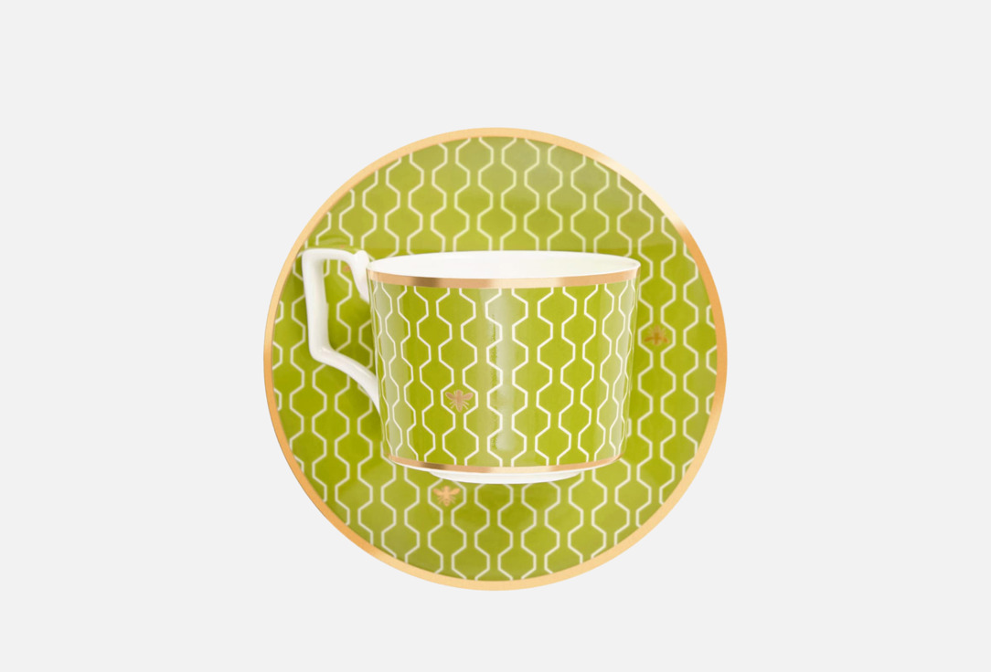 

Чайная пара DOMIQUE, Принт, To bee or not 15 см