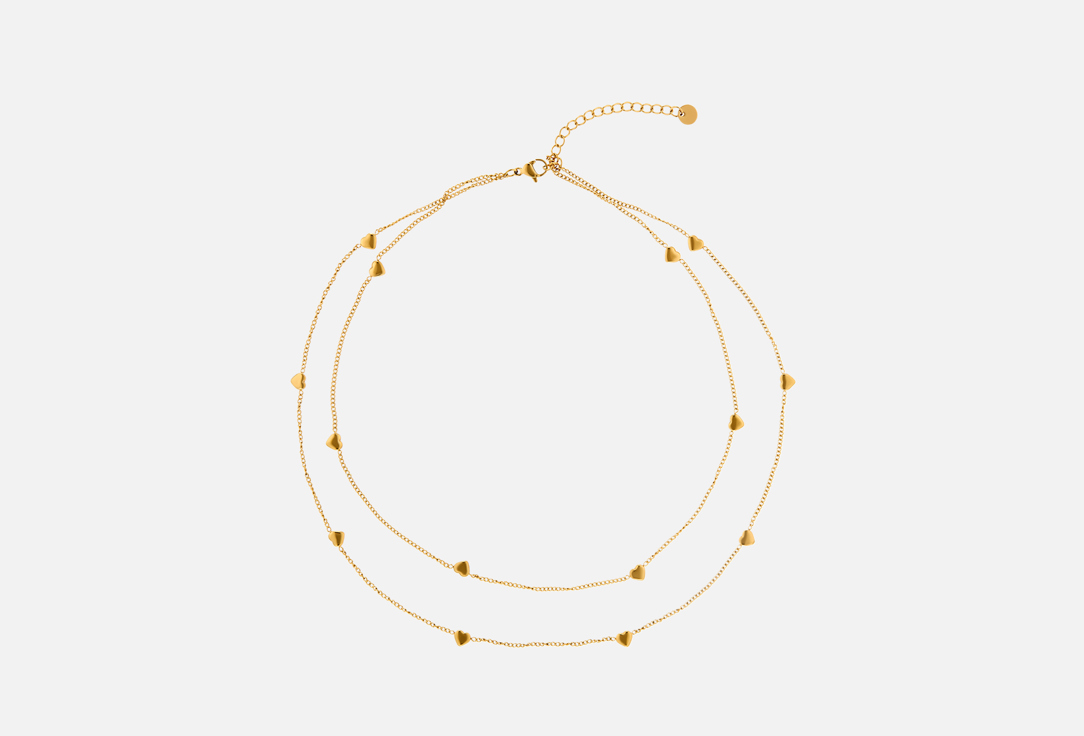 Изображение товара Колье Ice&High Collection двойное позолоченное 750 пробы для женщин