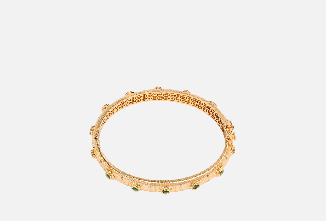 Изображение товара Браслет Attribute Shop с изумрудными кристаллами для женщин