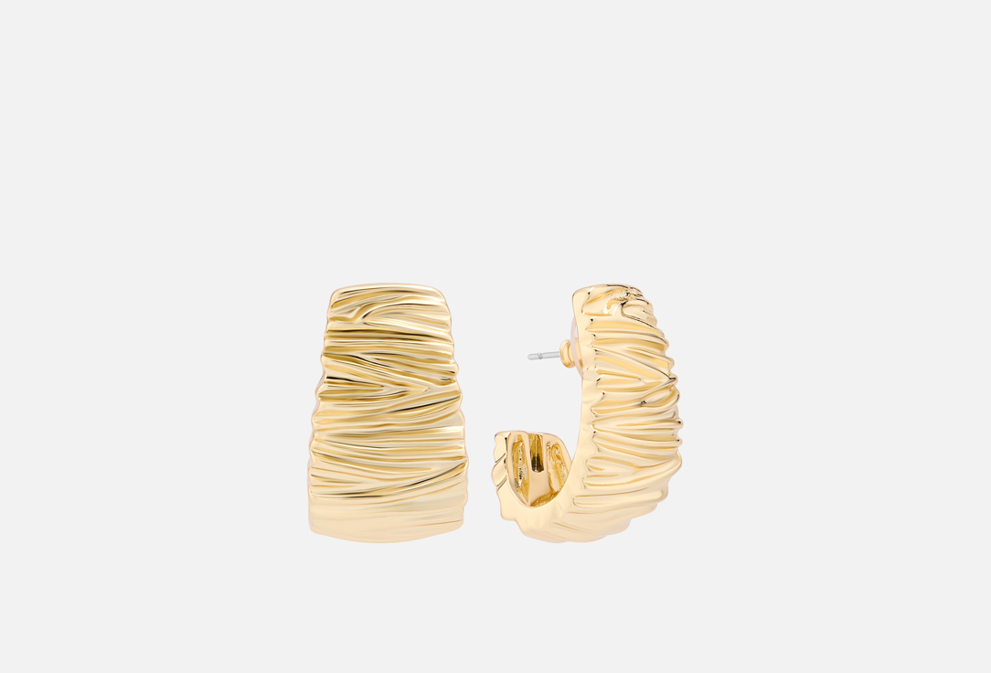 

Серьги ATTRIBUTE SHOP, Braided gold 2 шт
