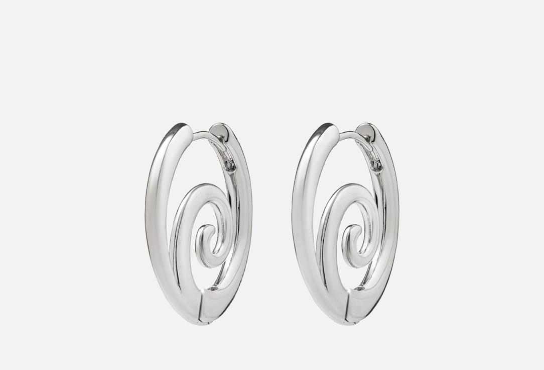 

Серьги ATTRIBUTE SHOP, Groove silver 2 шт
