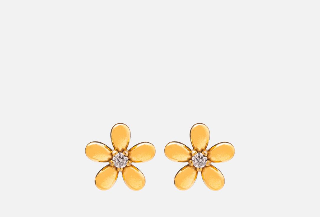 

Серьги ATTRIBUTE SHOP, WATERLINE Silver Daisy gold 2 шт