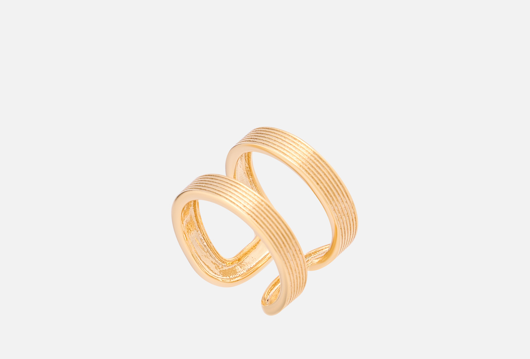 Изображение товара Золотистое кольцо для женщин из ювелирного сплава регул. размер