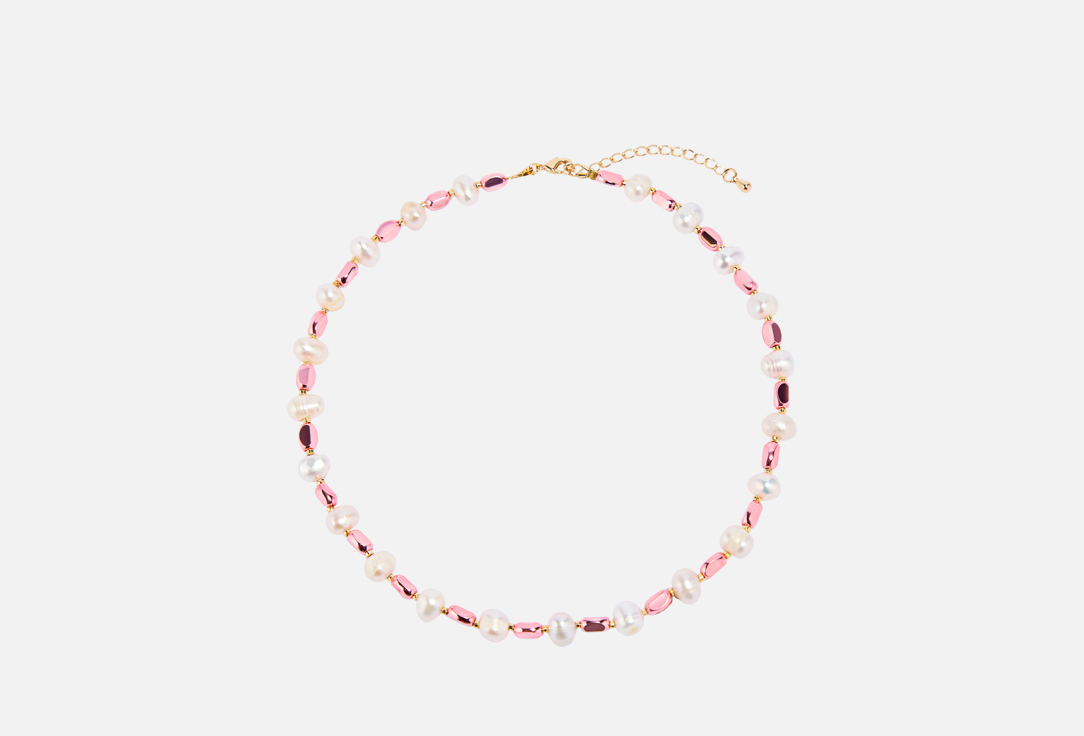 Изображение товара Чокер Veltom pink pearl party яркое украшение для женщин ручная работа
