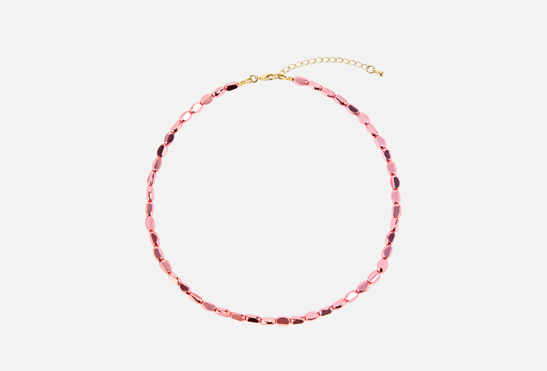 Изображение товара Яркий ручной чокер Veltom pink gold с стеклянными вставками для женщин