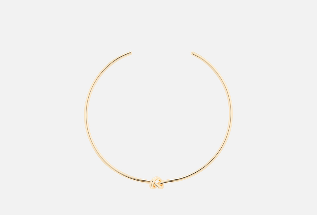 

Чокер 19.STONE, Жесткий с узелком в золоте 1 шт