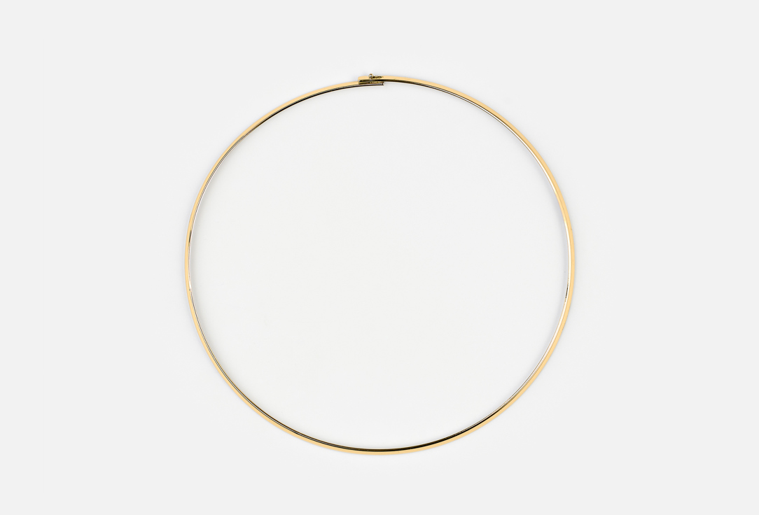 Изображение товара Жесткий лаконичный чокер 19.stone с родиевым покрытием для женщин