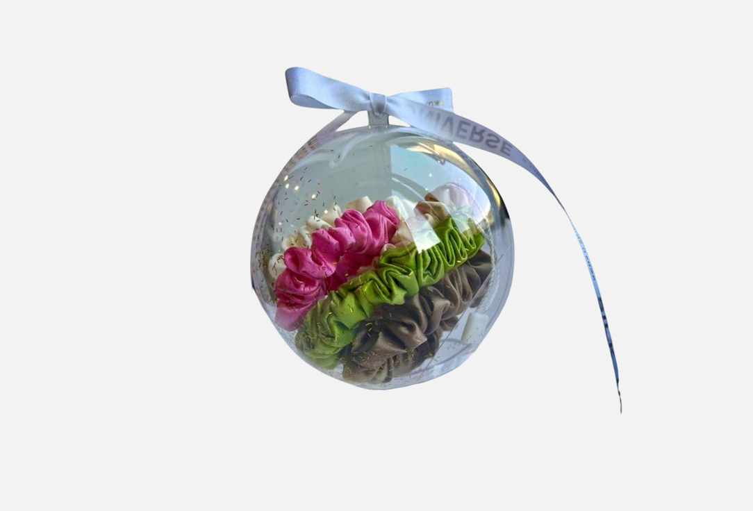 Изображение товара Подарочный набор шелковых резинок для волос Silk Universe 5 цветов 2 размеров