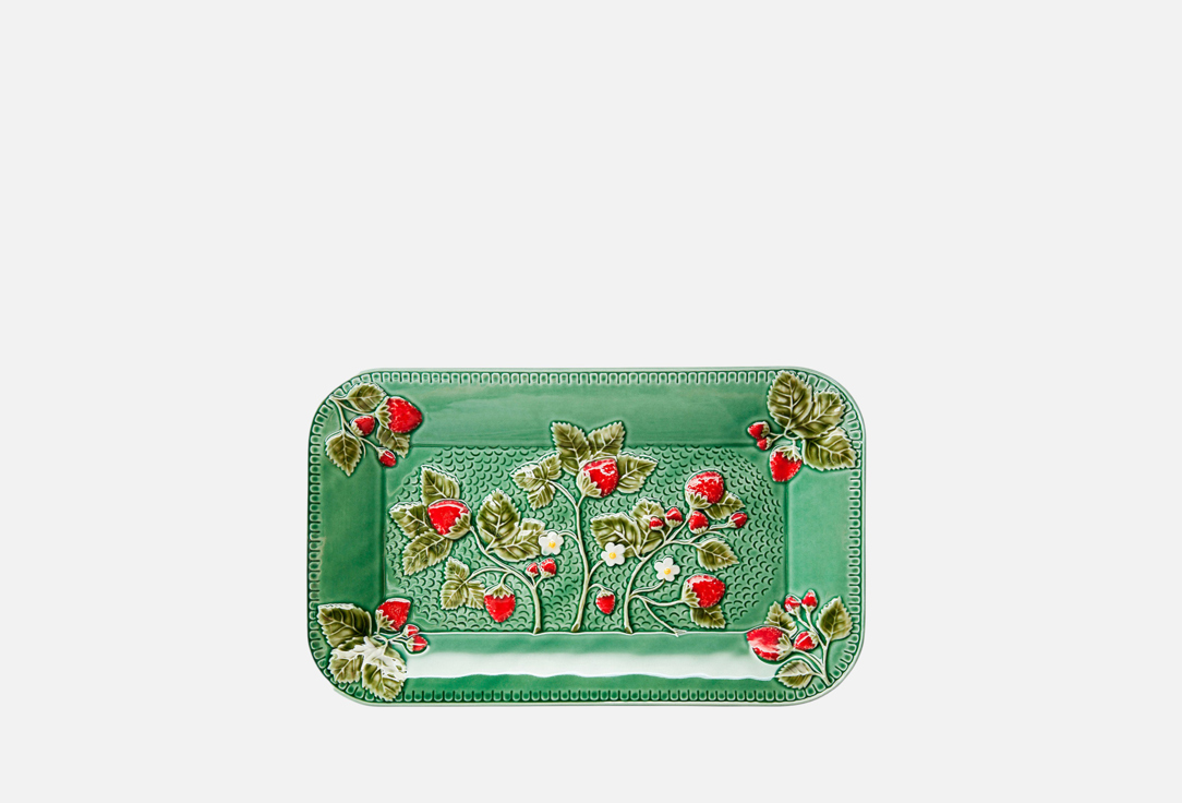 Изображение товара Блюдо прямоугольное Bordallo Pinheiro Земляника 34х21 см для сервировки кухни