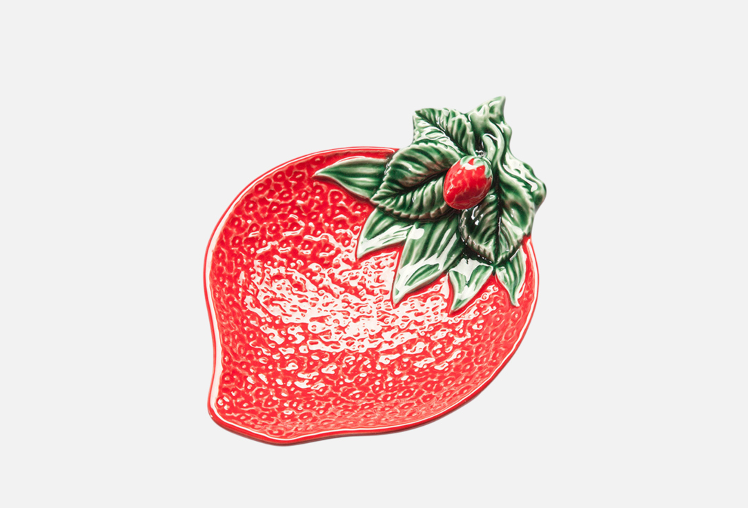 Изображение товара Блюдо для закусок Bordallo Pinheiro Земляника, 21х15 см