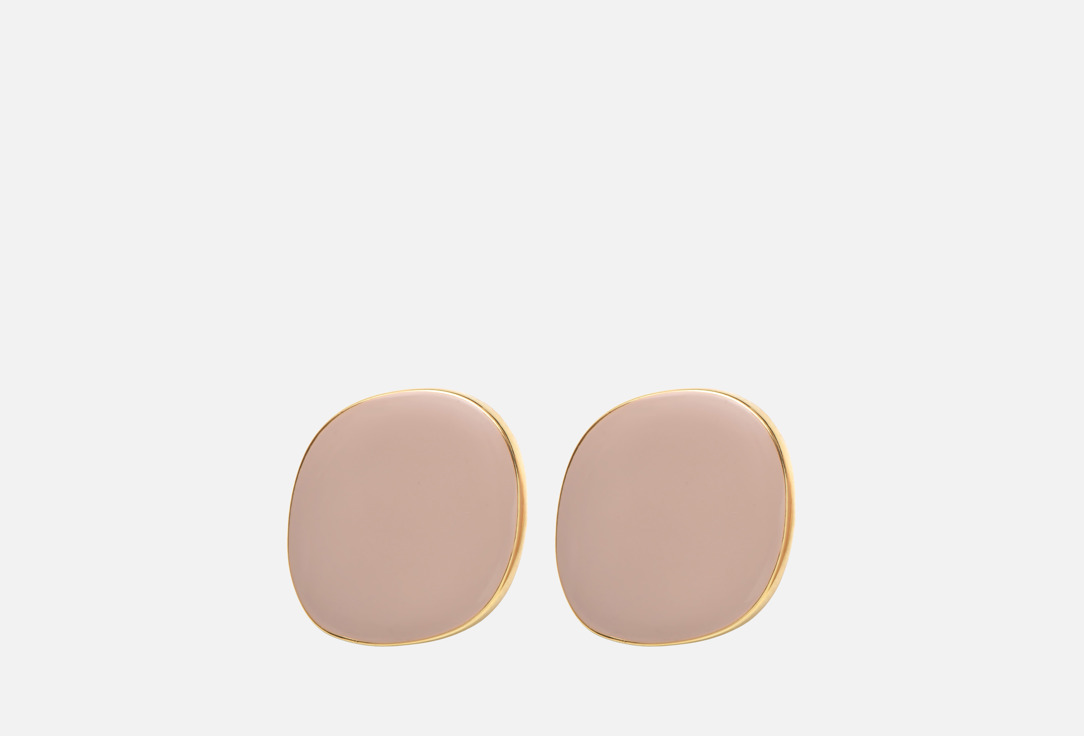 Изображение товара Серьги NORTHERN FACTORY ромб бежевые