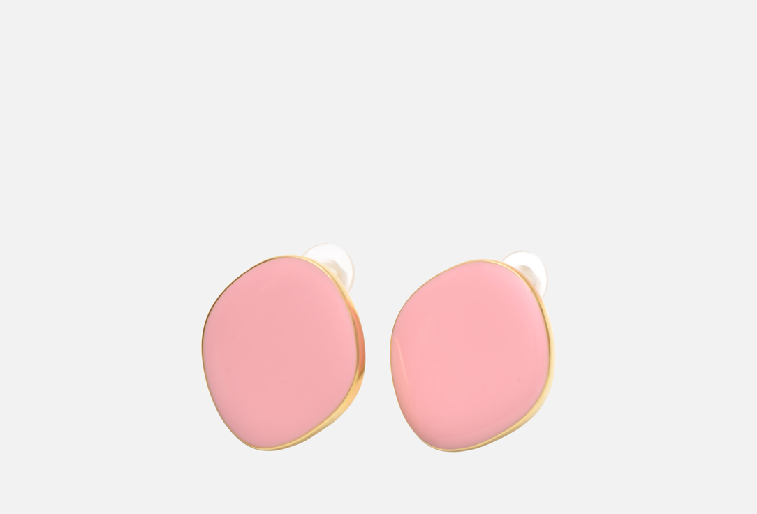 

Серьги NORTHERN FACTORY, Ромб розовые 2 шт