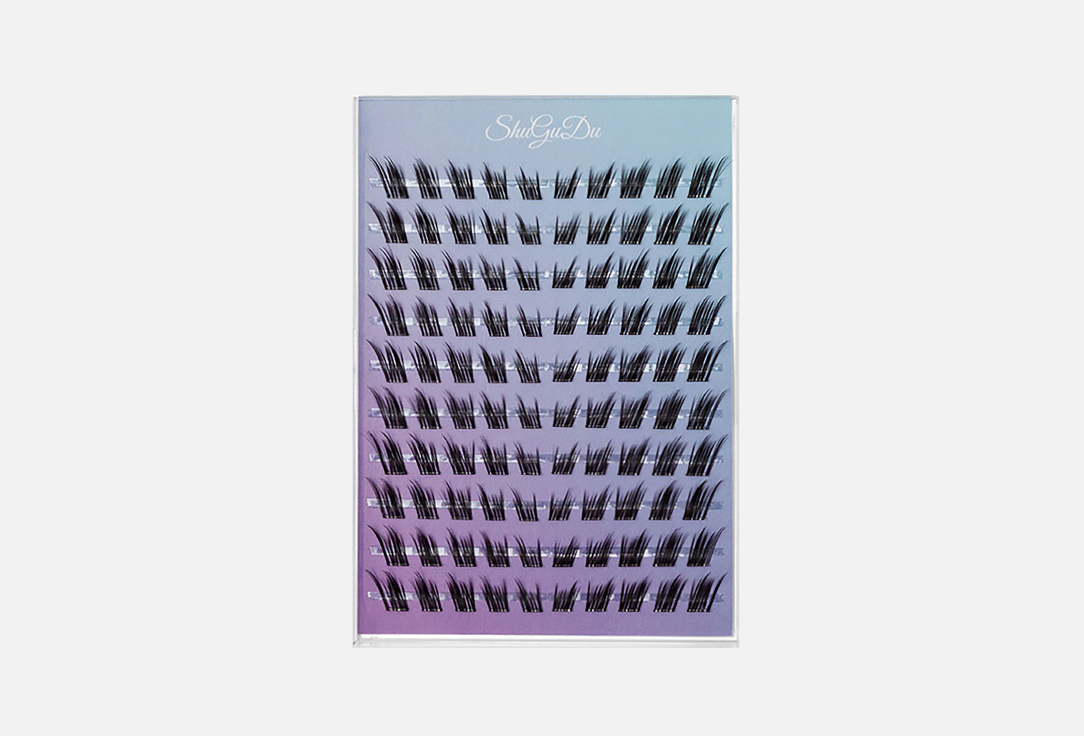 

Накладные ресницы SHUGUDU, Лисий эффект SR1, изгиб С 100 шт