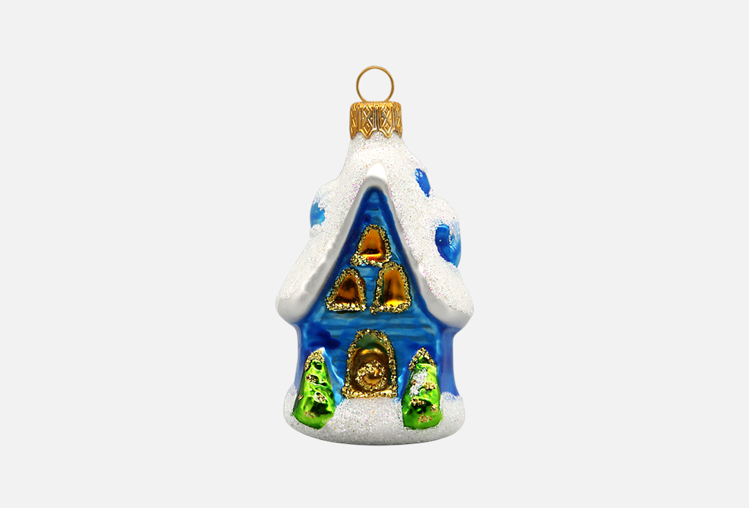 

Елочное украшение КОЛОМЕЕВ, Домик с елочками 1 шт