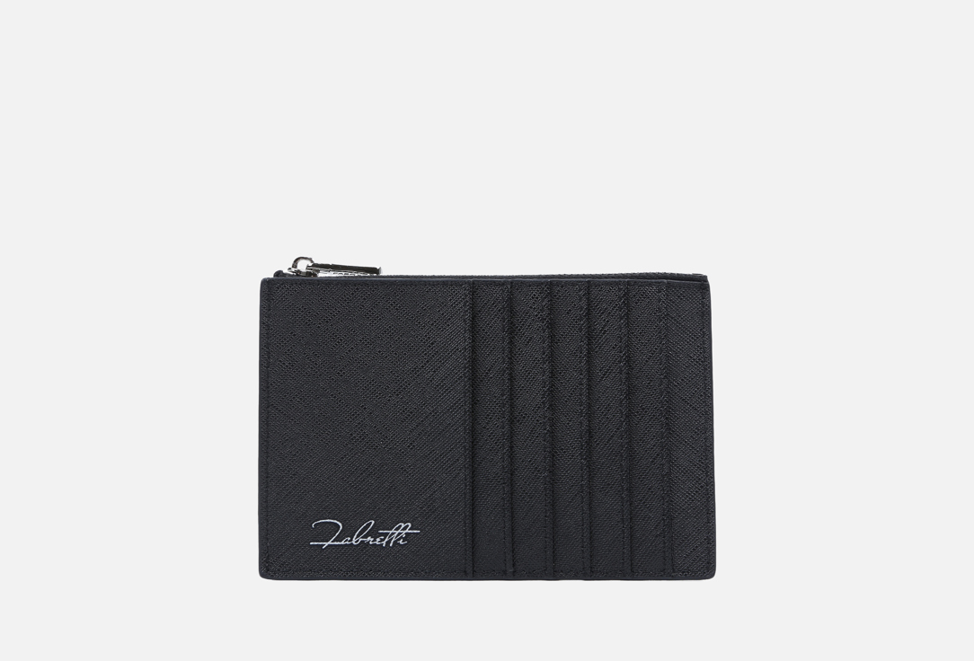 Изображение товара Кожаный картхолдер fabretti черный