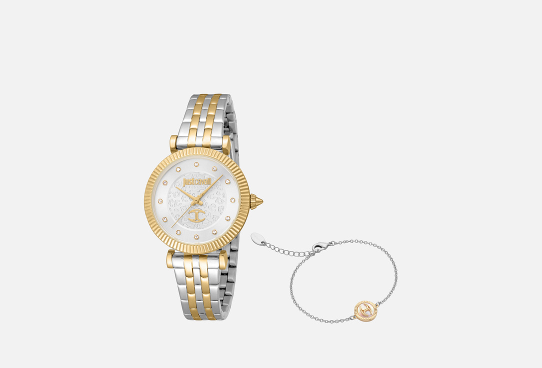 

Наручные часы кварцевые с браслетом JUST CAVALLI, Unleashed 32 мм 2 шт