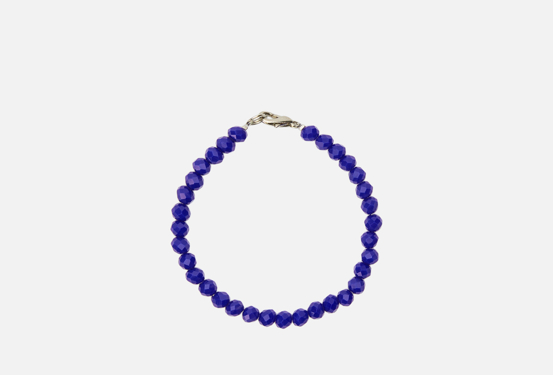 Изображение товара Браслет из фиолетового кристалла 17 см на ювелирном тросике