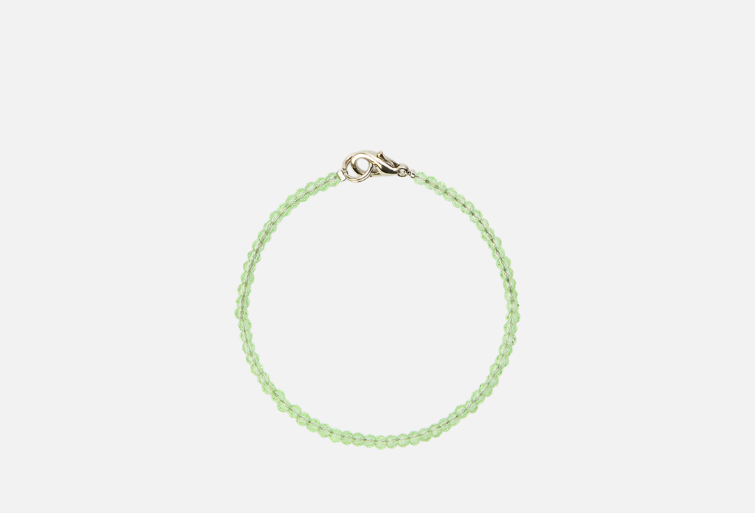 Изображение товара Браслет из кристалла Палитра светло-зеленый 17 см