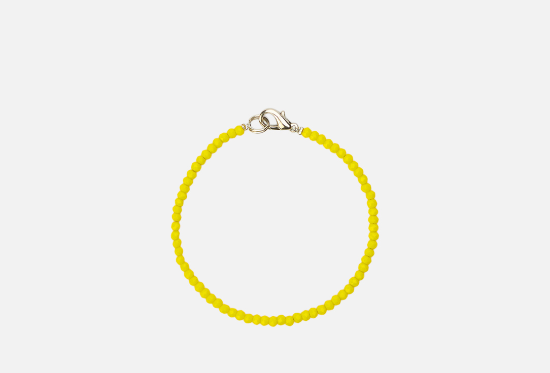 Изображение товара Браслет из кристалла лимонного цвета на ювелирном тросике