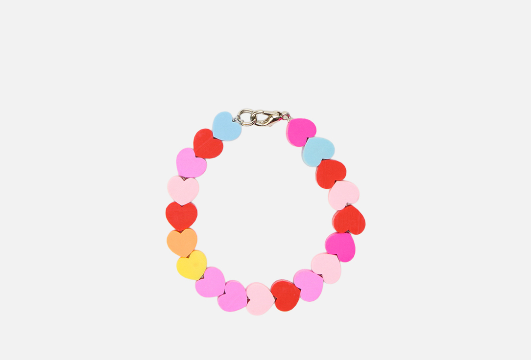 Изображение товара Браслет Палитра из синтетической вставки на ювелирном тросике 18 см