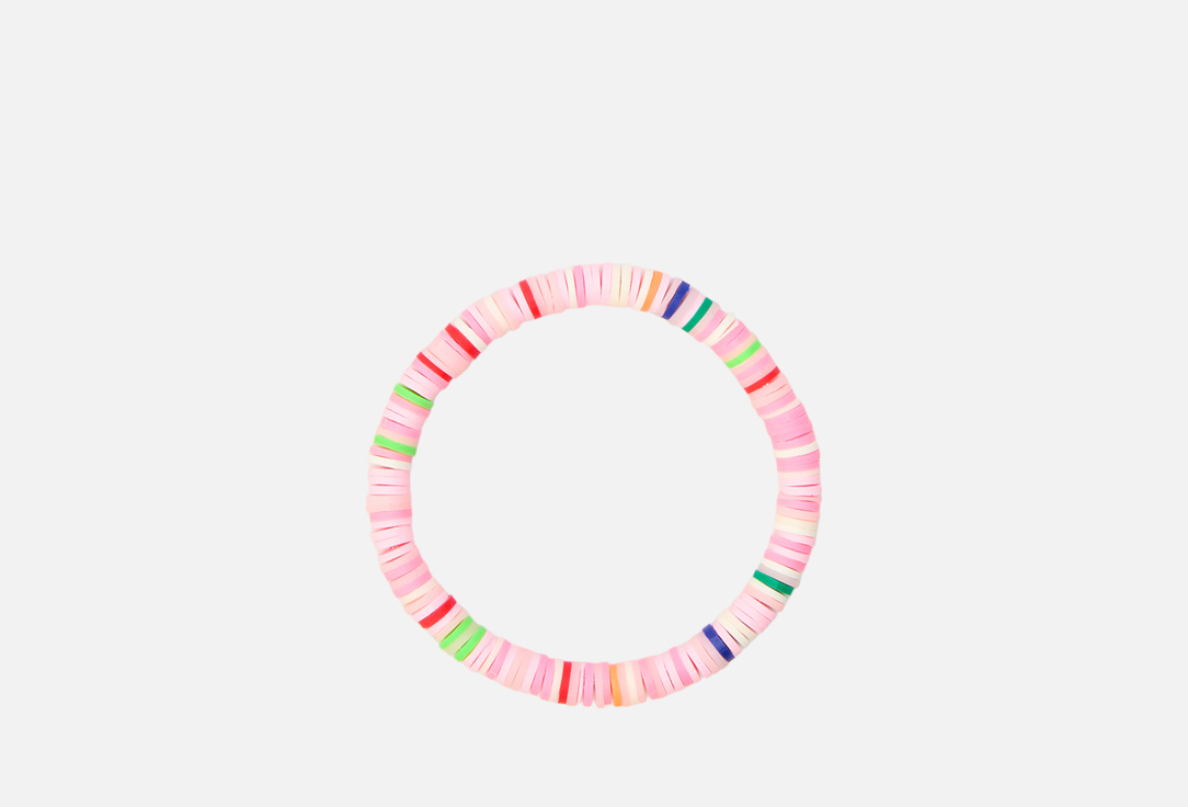 Изображение товара Браслет из синтетической вставки Палитра на резинке 16-19 см стильное украшение