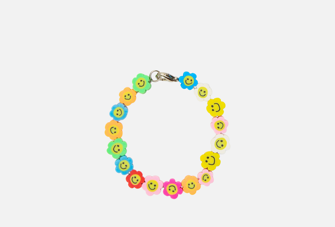 Изображение товара Браслет из синтетической вставки на ювелирном тросике 17 см Палитра