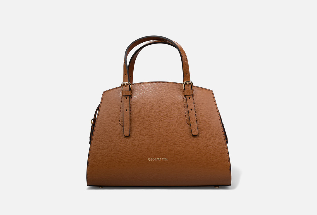 Изображение товара Кожаная сумка-тоут GEORGE KINI small duffle для женщин с регулируемым ремнем