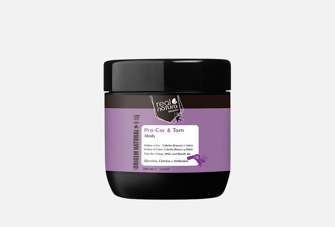 

Маска для волос REAL NATURA, Sem sal pro-cor e tom matizante 500 мл