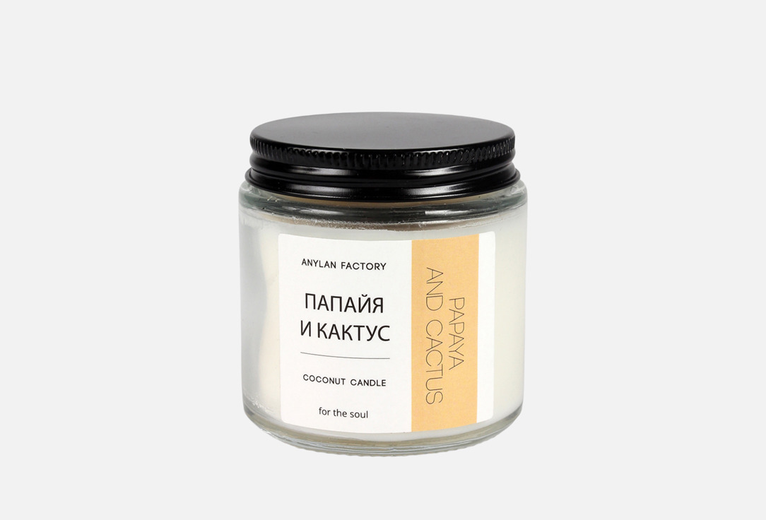 Изображение товара Ароматическая свеча Anylan factory Папайя и кактус