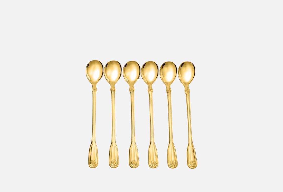 

Набор ложек для коктейлей ZEPTER INTERNATIONAL, Золотой, Венус, позолоченный 6 шт