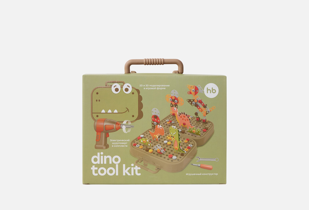 Изображение товара Игровой набор Happy Baby Dino Tool Kit для творчества и сборки
