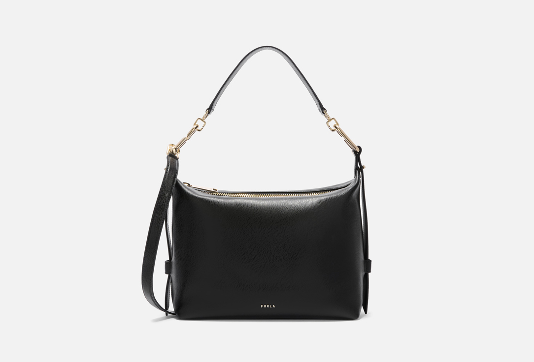 Изображение товара Кожаная женская сумка хобо FURLA TONIE M из натуральной кожи с регулировками