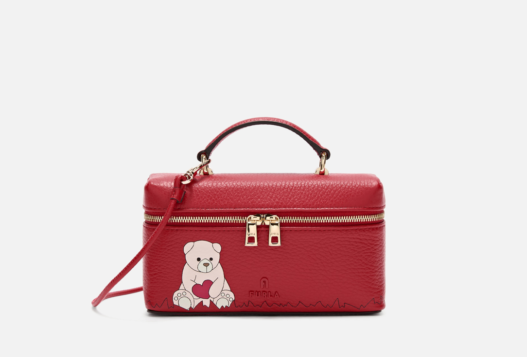 Изображение товара Кожаная сумка кросс-боди FURLA CAMELIA MICRO VANITY из телячьей кожи