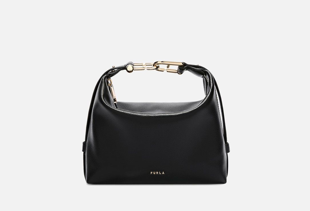 Изображение товара Кожаная сумка хобо FURLA TONIE MINI с ремнями и отделениями для женщин