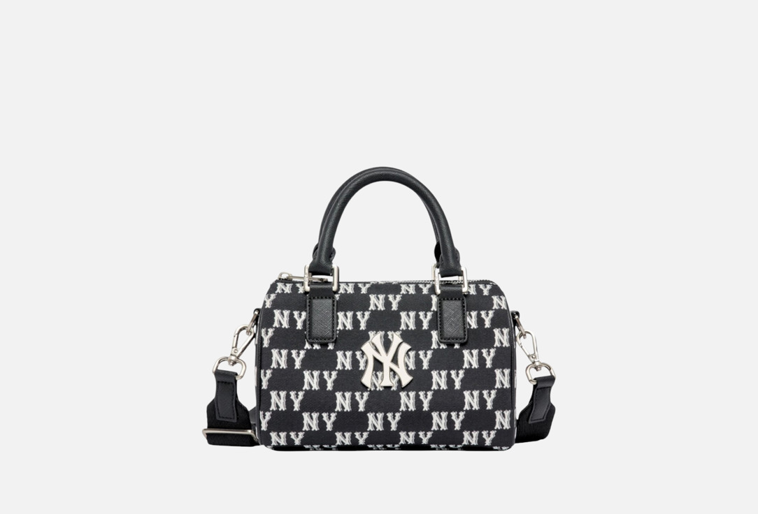 Изображение товара Сумка на плечо MLB Classic Monogram Jacquard Boston черно-белая