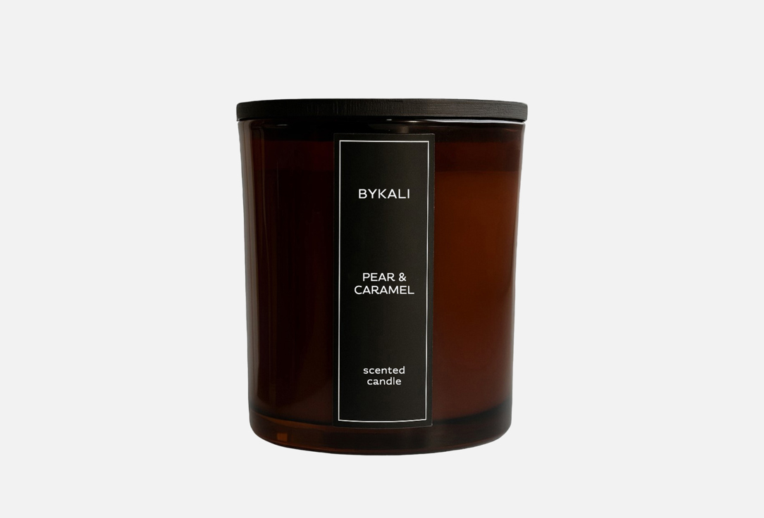 Изображение товара Ароматическая свеча BYKALI Груша в карамели 180 мл натуральный соевый воск