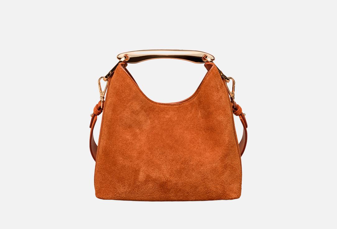 

замшевая сумка хобо JACK ARNO, Коричневый, Amеthyste