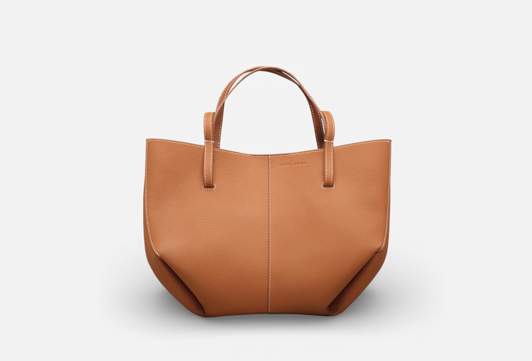 

кожаная сумка тоут JACK ARNO, Коричневый, Elise