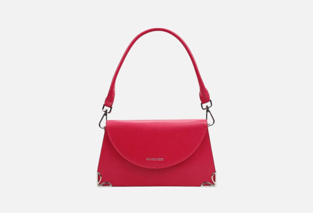 Изображение товара Кожаная сумка на плечо GEORGE KINI Victoria Pattina яркий фуксия стильный аксессуар