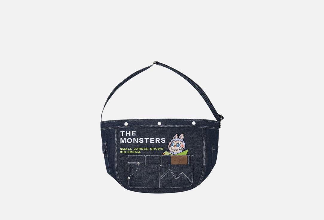 

Сумка на плечо LABUBU, Принт, Fall in wild series-denim messenger bag