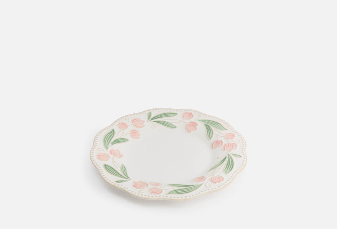 

Набор плоских тарелок TUTU HOME, Принт, Тюльпан, 27 см 27 см