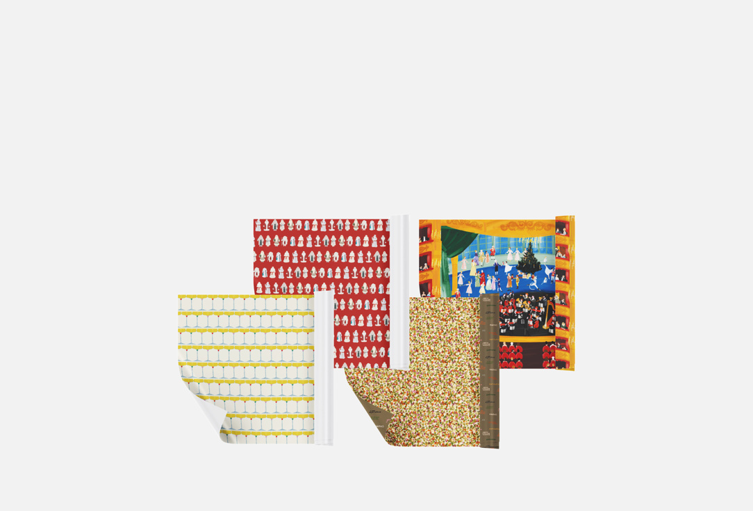 

Набор упаковочной бумаги O PAPER PAPER, Зимнее представление 4 шт